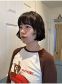 ドライパーマ×ミニボブ