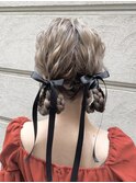 ツインお団子[新宿/新宿駅/ヘアセット/ヘアメイク]
