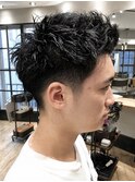 ツイストスパイラルパーマ/スパイキーショート/ツーブロック