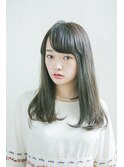 厚めバングが大人かわいいスタイル☆
