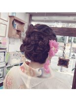 オハナココオ(Ohana kokoo)&nbsp;浴衣アップスタイル☆