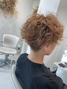 ファイブボックスヘアー 広島(five vox hair) 【fivevox川端】グレージュ×カールスタイル