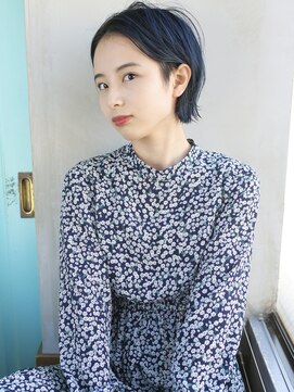 バース(BIRTH) 天神【BIRTH】大人かわいいくすみブルータイトボブ