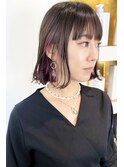 インナーカラー/ボブ/バイオレットカラー