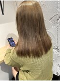 【中澤彩乃】ケアブリーチハイトーンミルクティーベージュ