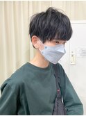 ハンサムショート マッシュショート 黒髪  メンズライク 王寺