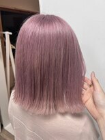 ヘアーデザインサロン スワッグ(Hair design salon SWAG) white pink