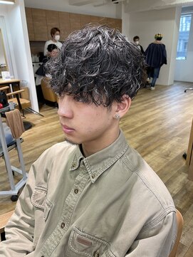 ネイビー(NAVY) くせ毛風無造作パーマ