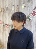 少し個性的なマッシュウルフショート