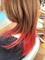 ジーウィズヘアー(G-with hair) インナーカラーウルフカット