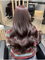 ラテ 渋谷(LATTE)&nbsp;ブリーチなしピンクブラウン