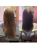 髪質改善ストレート