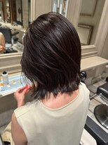 ニュートン(NEWTON)&nbsp;丸みボブ20代30代髪質改善ハイライトインナーカラー立川