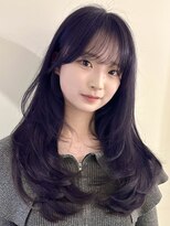 ユニコ(unico)&nbsp;韓国風/レイヤー/小顔/前髪カット/髪質改善/グレージュ/透明感