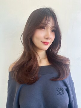 アリスバイアフロート 自由が丘(ALICe by AFLOAT) 毛流れくびれヘア／韓国風／こっくりブラウン【自由が丘】