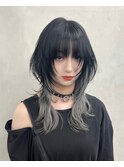 ロングウルフカット/レイヤーカット/ウルフヘア/ショートウルフ