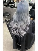 ブルーシルバーエクステ