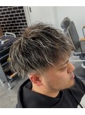 ツイスパ×ホワイトメッシュ