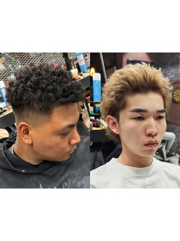 理容室でも美容室でもない”FourCornersCutshop3/cent"の【メンズパーマ特化】サロン！