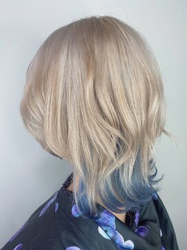 アルーシェウィズスカイ 原宿(Alushe with Sky) 襟足カラー♪