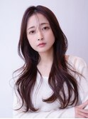 韓国レイヤー顔周りカット透明感カラー髪質改善艶髪シースルー