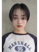 暗髪オトナショート 似合わせカット顔周り顔まわり髪質改善