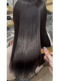 ツヤ髪ラベンダーブラウン