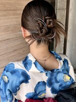 ピエスヘア(PIE'CE HAIR)&nbsp;静岡/清水 浴衣ヘア カチモリ 水引きアレンジ
