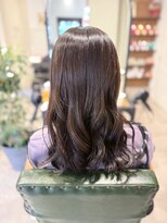 シャルムバイルーチェココ(CHARME by Lu'ce coco)&nbsp;ナチュラルロングカールアプリコットオレンジ