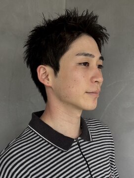 ビスクヘアデザイン(bisq hair design) スパイキーショート　2ブロック　フェード　刈り上げ