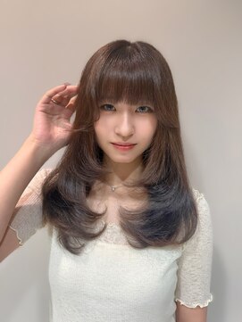 アース 恵比寿店(HAIR&MAKE EARTH) 韓国風ハイレイヤー×ブラウンカラー♪