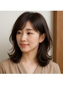柔らかミディアムレイヤー　20代 &nbsp;30代 40代 50代 60代髪質改善