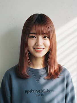 コトナ 越谷店 ふうわりミディアムヘア/20代30代40代/髪質改善/縮毛矯正/越谷