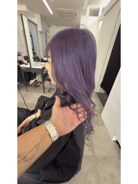 アルメリア 池袋(Arumeria) ライトパープルケアブリーチレイヤーカット