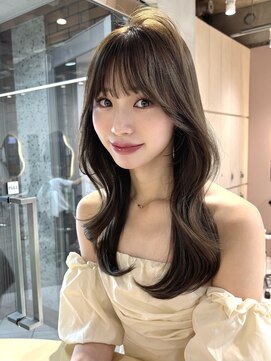 グロー 大宮(GLROW) レイヤーカット　オリーブグレージュ　前髪カット　大宮