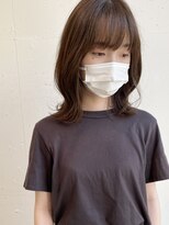 ラシアヘアー(LASIA HAIR)&nbsp;【LASIA大分/牧駅徒歩5分】くびれミディアム/ブラウンベージュ