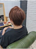 ショートマッシュ×バーミリオン大人可愛い20代30代40代50代