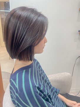 シアエミュー 新越谷店(SHEER emu) ◆タッセルボブとチョコレートブラウン