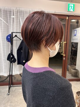 ルックアット(Look at) 【Look at】レイヤーボブ似合わせカット着物ヘアダークアッシュ