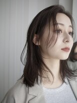 ヌヌ 渋谷 原宿 明治神宮前(nunu)&nbsp;レイヤーカットウルフカットボブグレージュオリーブべージュ