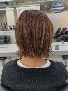 テンション(tension) レイヤーカットボブ髪質改善縮毛矯正札幌駅大通駅バスセンター駅