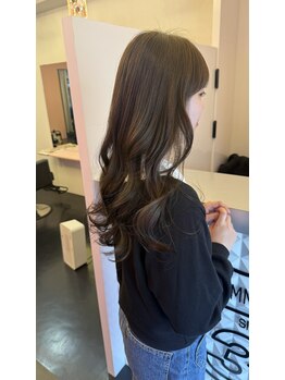 ミミーヘア(33hair)の写真/レイヤーカットや顔まわりの毛を整えて普段の生活を楽に