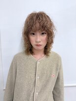 ヘアー アレス(hair ales)&nbsp;ブリーチパーマ　ウルフパーマ　ニュアンスパーマ　ケアパーマ