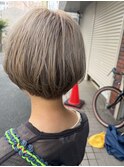 丸みグラデーションボブ