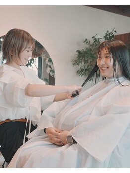 カフネ(CAFUNE)の写真/言葉にできない想いにもそっと寄り添い、丁寧なカウンセリングで似合うデザインと扱いやすい髪型をご提案☆