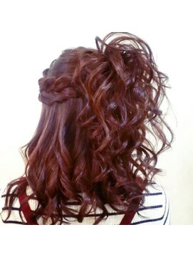 ヘアセット専門店 ナゴミ 渋谷店(nagomi) 編み込みハーフアップ