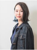 《Nanpu》大人ヘルシーボブ×インナーカラー◎20代30代40代