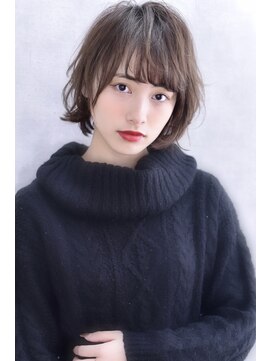 オウル(Owll) ★DISHEL ★エアリーミディ無造作カールデザインカラー