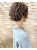 くせ毛ボブ