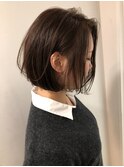 《GRANDLINE松本》小顔ボブ　大人ヘルシーグレーベージュ
